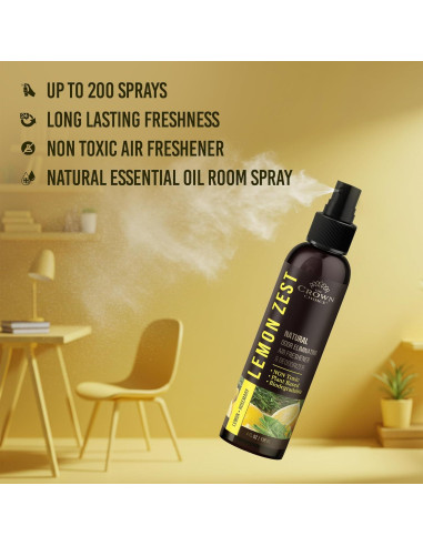 Spray Ambientador Natural The Crown Choice 2PK Ralladura de Limón 226.8g