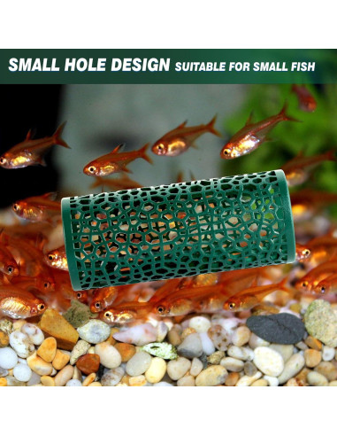 Túnel Hueco para Peces Betta Abizoo Verde Oscuro 10cm