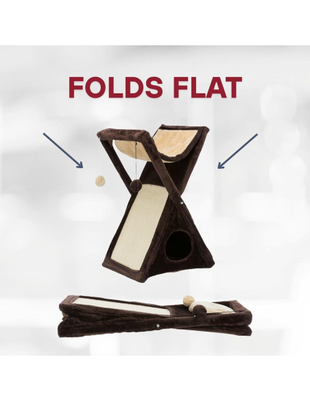 Rascador Plegable para Gatos Trixie Miguel 64.8 cm Sisal