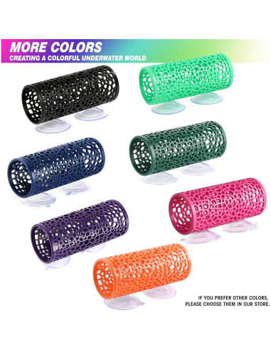 Túnel Hueco para Peces Betta Abizoo Verde Oscuro 10cm