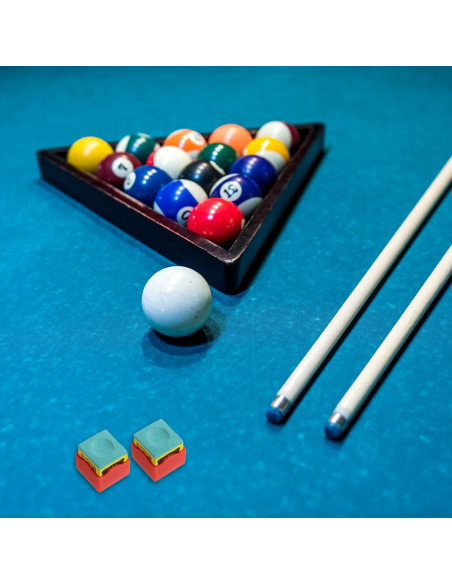 Soporte de Tiza para Billar PATIKIL - 6 Unidades Azul