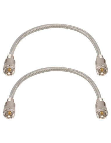 Cable Coaxial RG8X 30.48cm MOOKEERF PL259 Macho a Macho