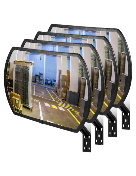 Espejo Convexo de Seguridad Geetery 4 Pcs 45.7 x 30.5 cm