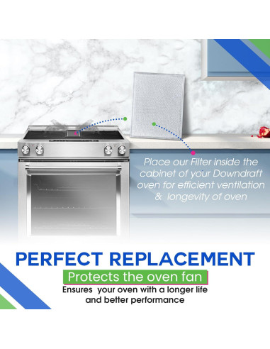 Filtro de Campana Extractora Bagean 14" x 11.4" Aluminio