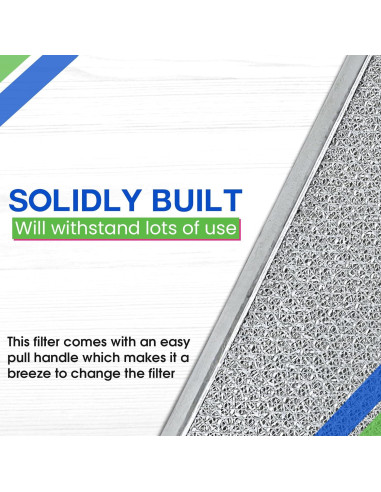 Filtro de Campana Extractora Bagean 14" x 11.4" Aluminio