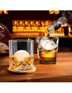 Molde de Hielo 2-en-1 Nax Caki Silicona Grande para Whisky 2