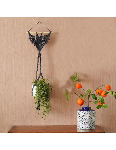 Colgante de Murciélago Gótico Macrame Fcimu 30x99cm Decoración