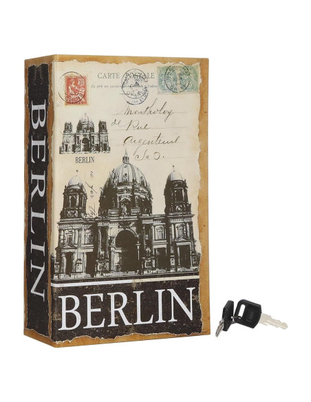 Caja Fuerte Oculta Lovndi de Libro con Cerradura de Llave 24.1x15.7cm