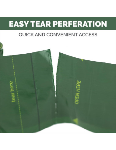 Bolsas de Desechos para Perros Tuff Mutt - 9 Rollos de 15 Bolsas