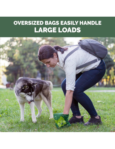 Bolsas de Desechos para Perros Tuff Mutt - 9 Rollos de 15 Bolsas