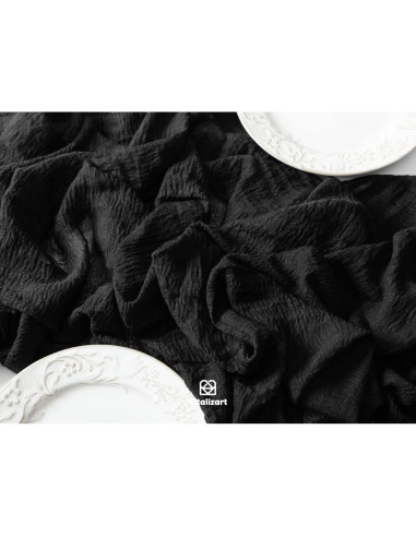 Caminito de Mesa de Queso Vitalizart 304.8x88.9 cm Negro