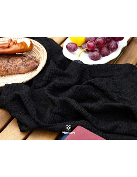 Caminito de Mesa de Queso Vitalizart 304.8x88.9 cm Negro