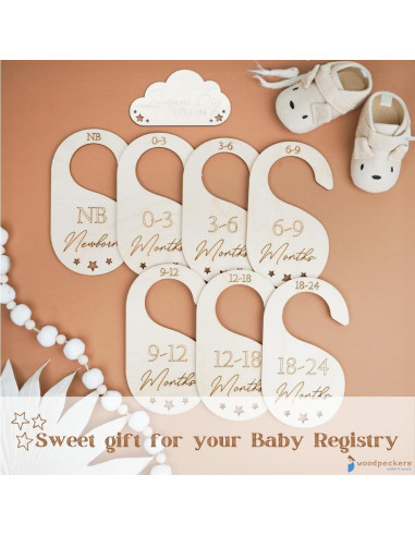 Divisores de Armario para Bebés Woodpeckers - Juego de 7