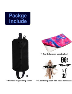 Bolsa Transportadora Snuggle Sling Watfoon Pets para Reptiles 2