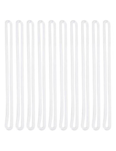 Lazos de Equipaje Mini Skater 12.7 cm 10 Pcs Transparente