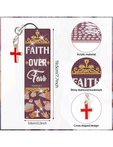 8 Marcadores de Arte de Diamante Clothmile con Borlas DIY