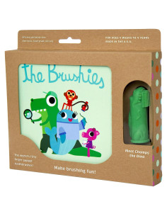 Set de Cepillo de Dientes Chomps El Dino para Bebés y Niños