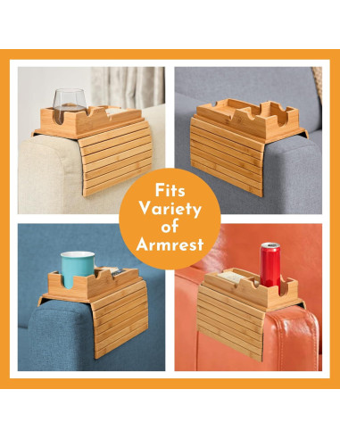 Soporte de Taza para Sillón Callabor - Bandeja de Brazo Plegable