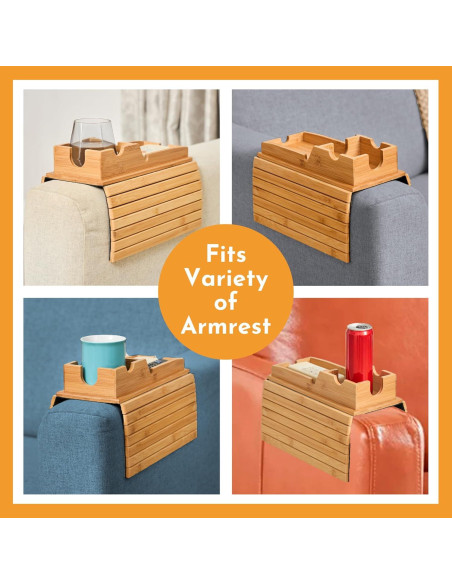 Soporte de Taza para Sillón Callabor - Bandeja de Brazo Plegable