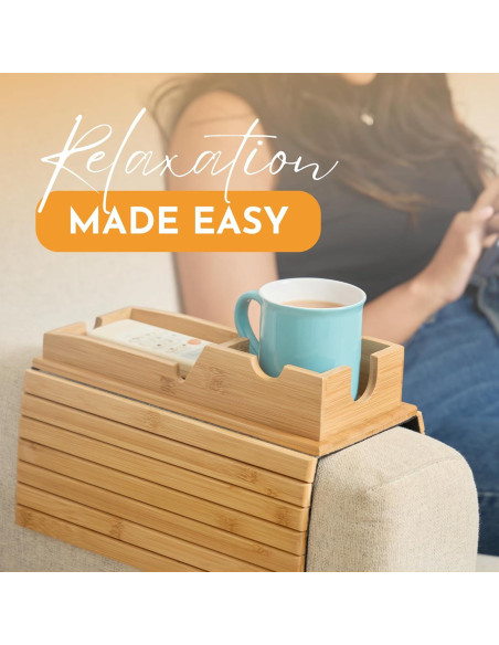 Soporte de Taza para Sillón Callabor - Bandeja de Brazo Plegable
