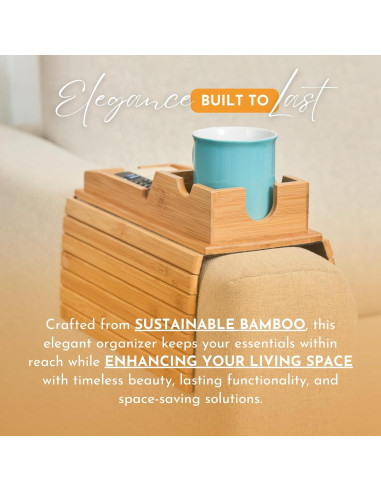 Soporte de Taza para Sillón Callabor - Bandeja de Brazo Plegable