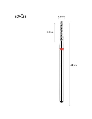 Broca de Uñas Diamante 3/32" (2.38 mm) ShenZhen ManManLi
