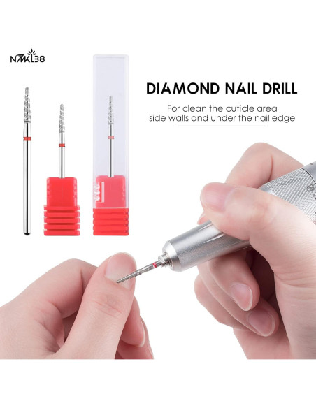 Broca de Uñas Diamante 3/32" (2.38 mm) ShenZhen ManManLi
