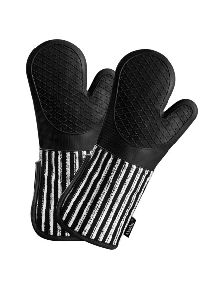 Manoplas de Silicona Alselo Resistentes al Calor 500C - Juego de 2