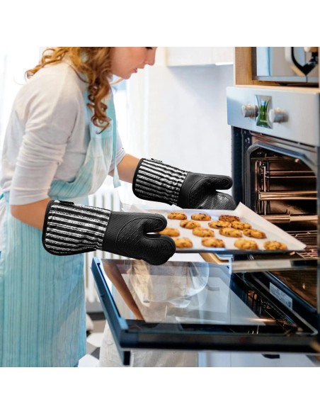 Manoplas de Silicona Alselo Resistentes al Calor 500C - Juego de 2