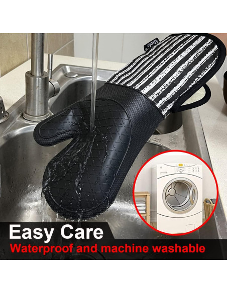 Manoplas de Silicona Alselo Resistentes al Calor 500C - Juego de 2