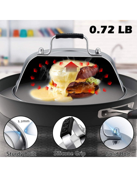 Set de Accesorios de Parrilla Leonyo: 2 Tapas y Prensa de Hierro Fundido