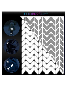 Calcomanías Reflectantes LOOM Flechas para Ropa - Impermeables
