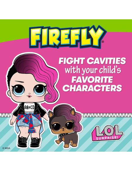 Cepillo de Dientes Sónico Firefly L.O.L. Surprise! 3D Suave