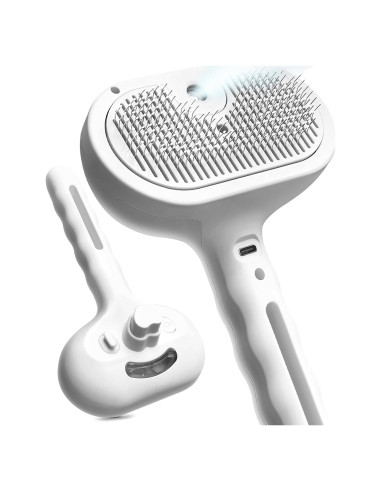 Cepillo de Vapor para Mascotas Jiazhichun con Spray y Autolimpieza