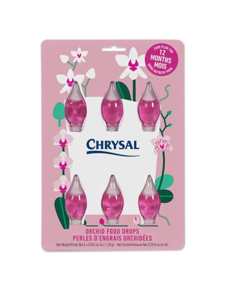 Gotas de Alimento para Orquídeas Chrysal - 1 Paquete 12 Meses