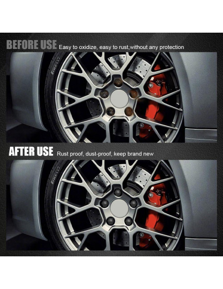 20 Cubiertas de Tuercas de Rueda Lyxheth 17mm Negro con Herramienta