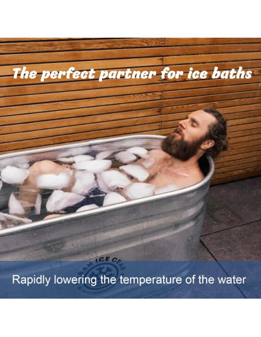 Molde de Hielo Extra Grande Vidotim 2PCS Silicona Reutilizable