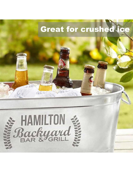 Molde de Hielo Extra Grande Vidotim 2PCS Silicona Reutilizable