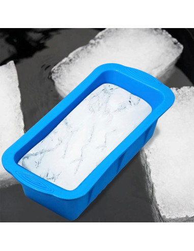 Molde de Hielo Extra Grande Vidotim 2PCS Silicona Reutilizable