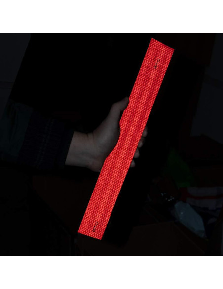 Cinta Reflectante de Seguridad 2.54 cm x 4.57 m Roja DOT-C2