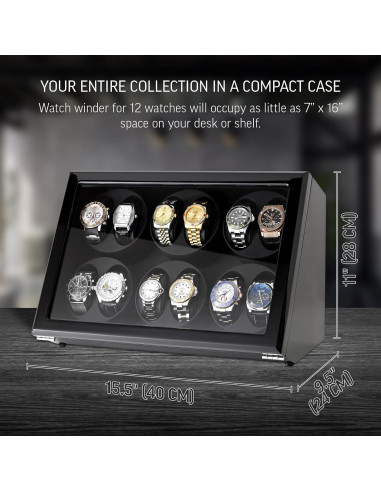 Enrollador de Relojes Automáticos Leader JDS120.2 - 12 Espacios