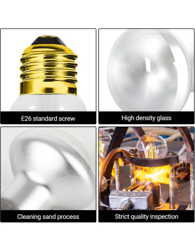 Paquete de Bombillas para Reptiles REPTI ZOO 100W y 26W UVB