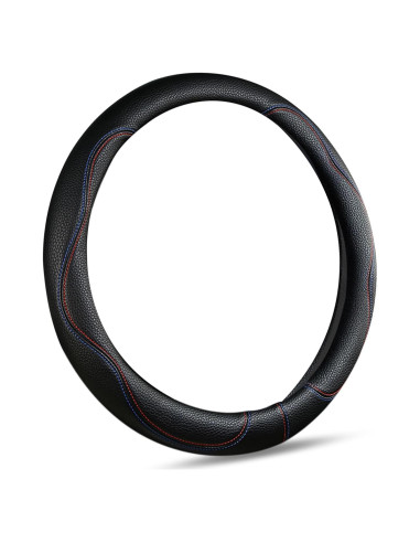 Cubierta de Volante Negra BubabyZZ 15 Pulgadas Antideslizante