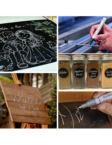 Marcadores Permanentes a Base de Aceite Overseas 48 Unidades