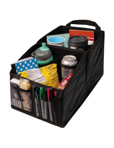 Organizador de Asiento Trasero Lusso Gear - Oxford Negro - 9 Compartimentos