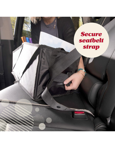 Organizador de Asiento Trasero Lusso Gear - Oxford Negro - 9 Compartimentos