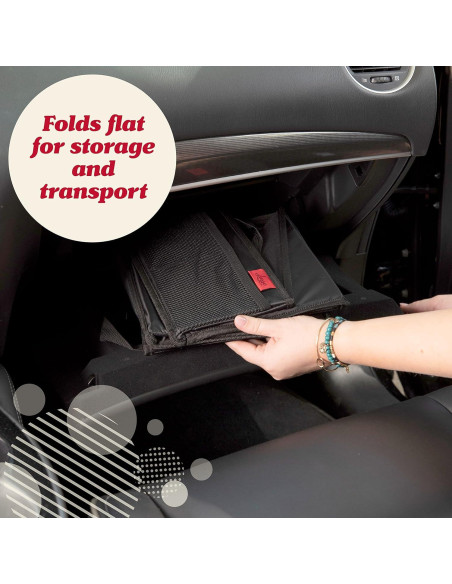 Organizador de Asiento Trasero Lusso Gear - Oxford Negro - 9 Compartimentos