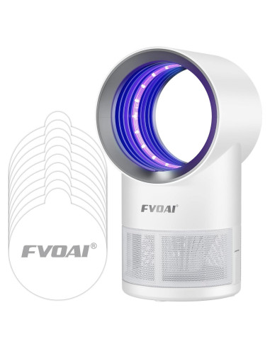 Trampa para Moscas de Fruta FVOAI con Luz y 10 Adhesivos
