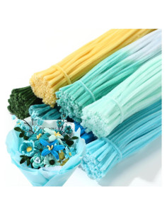 Limpiapipas Chenille Pastel Gradiente DaisyInner 700 Pcs 30 cm