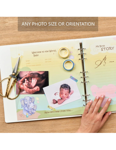 Álbum de Recuerdos para Bebés Yulka Crafts Elefante 30.48 cm